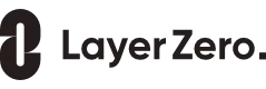 powered by LayerZero - black